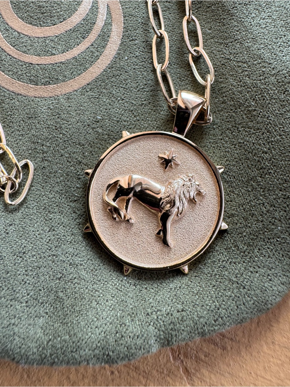 Jane Win Courage Small Pendant Coin with Chain - Picture 10 of 11